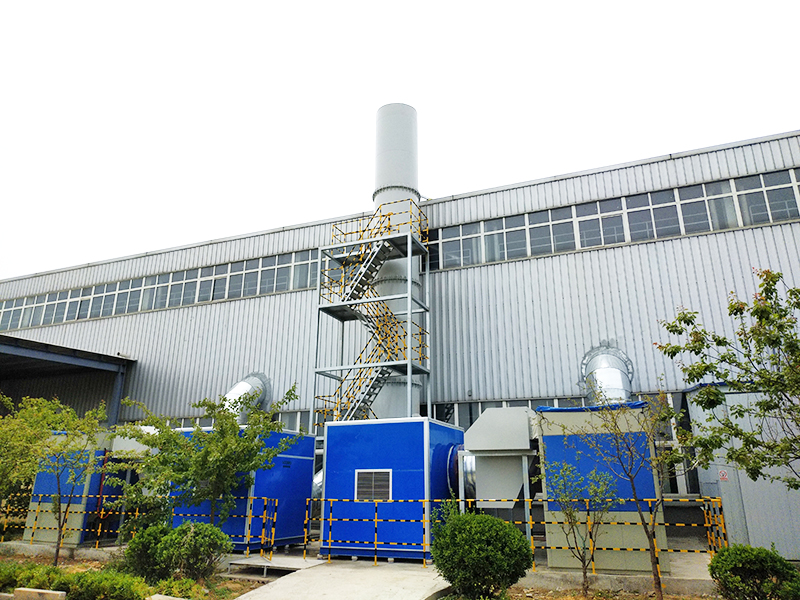 濰坊汽車(chē)零部件制造企業(yè)焊煙除塵系統(tǒng)竣工