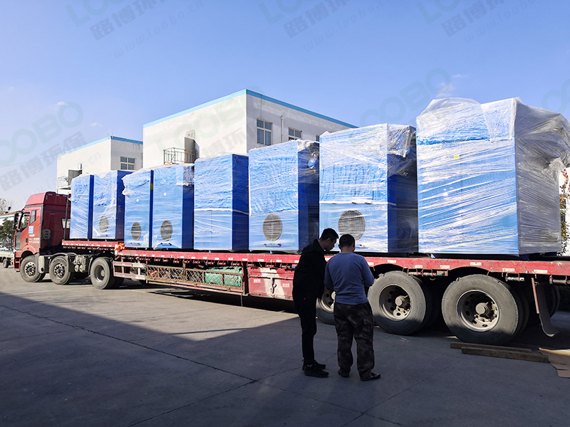 十余臺(tái)濾筒除塵器發(fā)往河北客戶現(xiàn)場(chǎng)