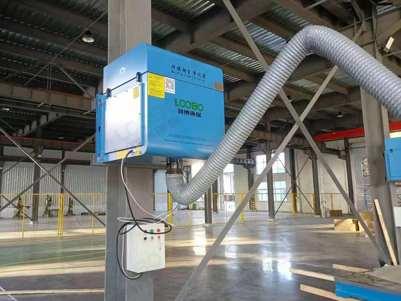 焊煙凈化效果好，節(jié)省占地面積，推薦使用固定式焊接煙塵凈化器 (2).jpg