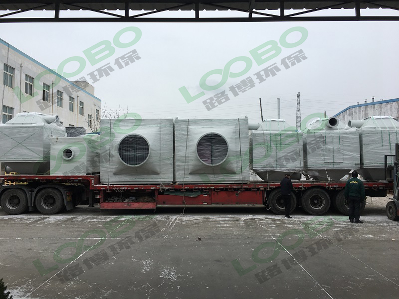 路博環(huán)保--山西侯馬北噴漆廢氣凈化項目發(fā)貨