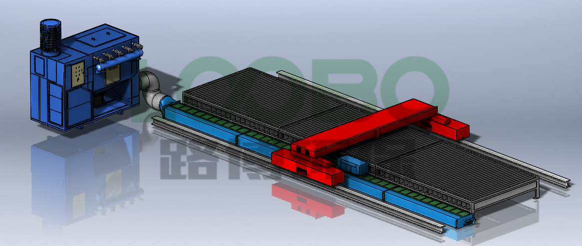 等離子切割煙塵大，根據(jù)現(xiàn)場(chǎng)工況設(shè)計(jì)除塵方案效果好