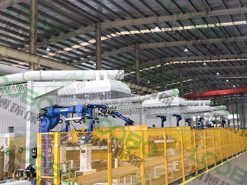 焊接機器人除塵成難題，效率提升同時如何解決塵污染？路博一招解決焊接機器人除塵難